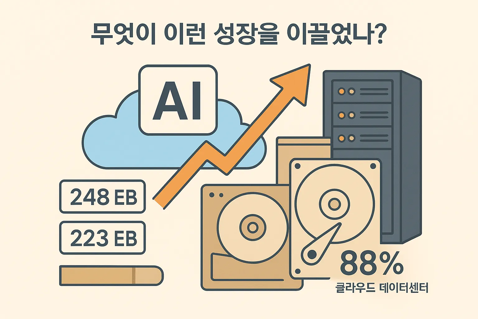 무엇이 이런 성장을 이끌었나? 내용을 설명하는 AI 개념 이미지